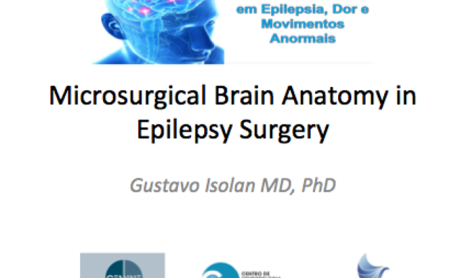 Dr. Gustavo Isolan aborda anatomia microcirúrgica e cirurgia da epilepsia em palestra
